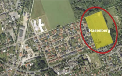 Luftbild, Bauprojekt "Hasenberg", BauVerstand